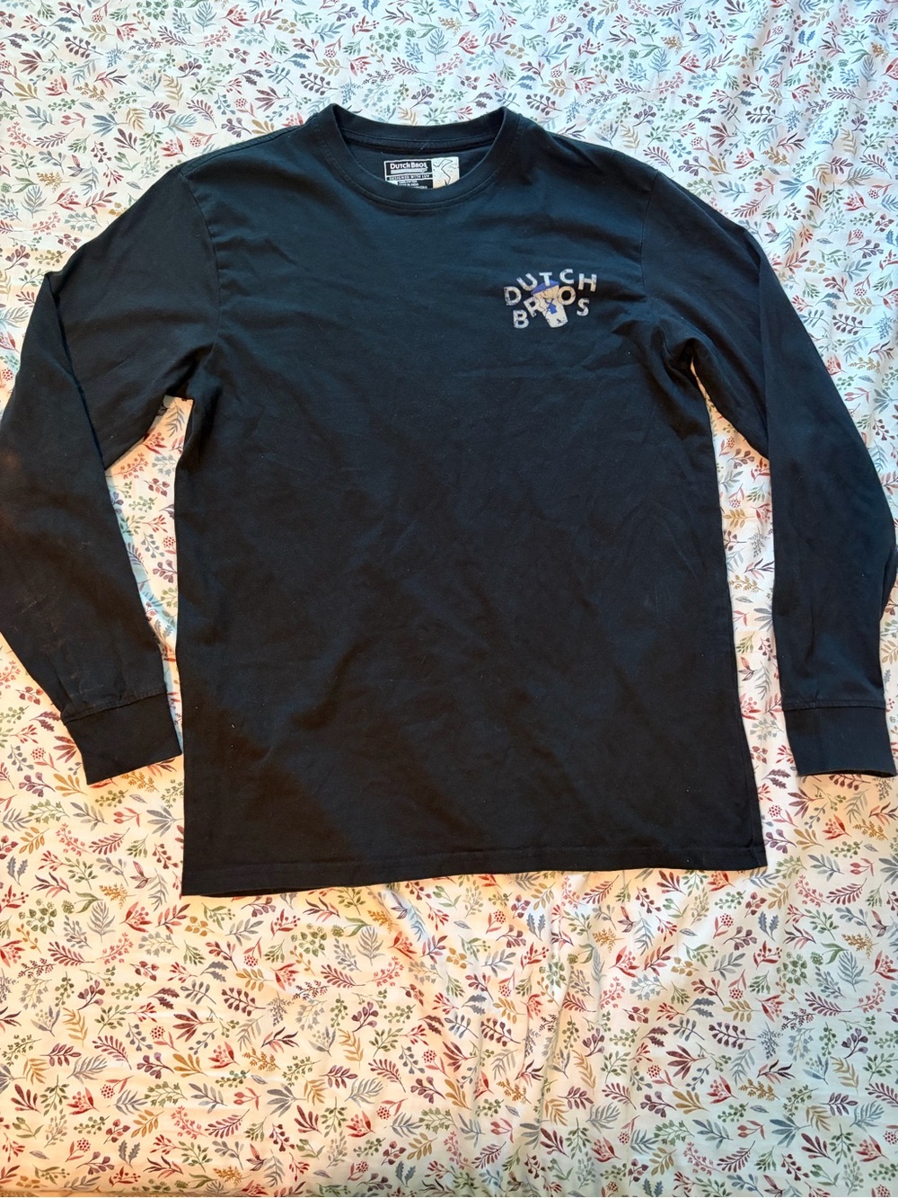 Dutch Bros Black Long-Sleeve Logo Shirt